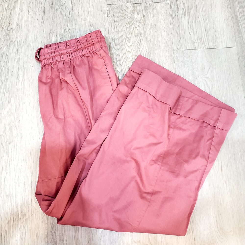 Lucy & Yak Chuck Cotton Wide Leg Pants Size Small